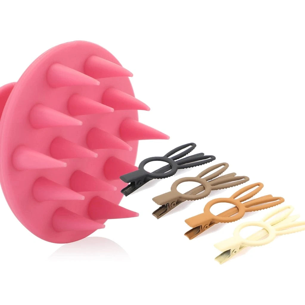 GOT SHAMPOO BRUSH PINK & SEAMLESS CLIPS BUNNY