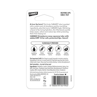 Carmex Strawberry Lip Balm Tube – 10 g