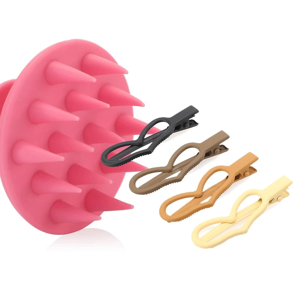 GOT SHAMPOO BRUSH PINK & SEAMLESS CLIPS LOVE