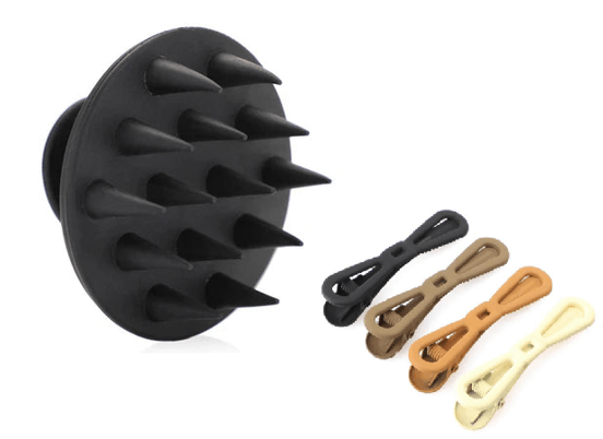 GOT SHAMPOO BRUSH BLACK & SEAMLESS CLIPS SIMPLY