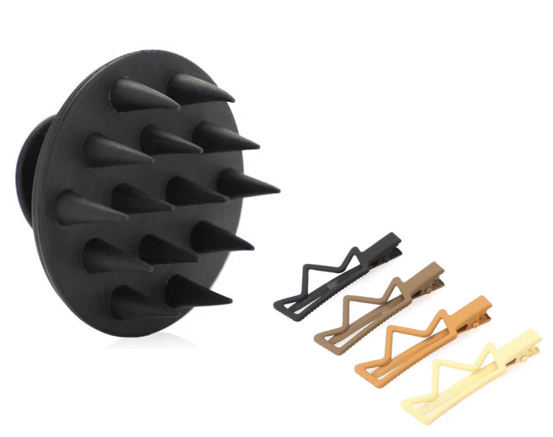 GOT SHAMPOO BRUSH BLACK & SEAMLESS CLIPS QUEEN