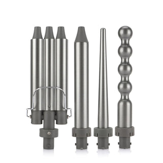 COZMO - CERAMIC IRON 5 IN 1 SET (INTERCHANGEABLE CURLING SET) - GREY