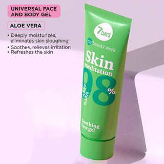 7DAYS MY BEAUTY WEEK Soothing face gel SKIN MEDITATION, 80 ml