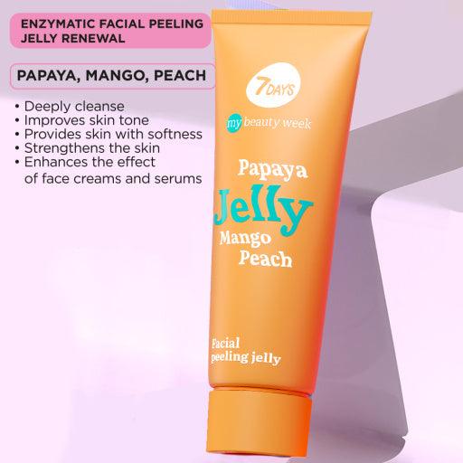 7DAYS MY BEAUTY WEEK Facial peeling jelly JELLY, 80 ml
