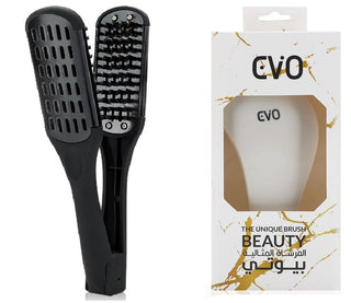 EVO - UNIQUE BRUSH & COZMO - PLASTIC HAIR STRAIGHTENER BRUSH