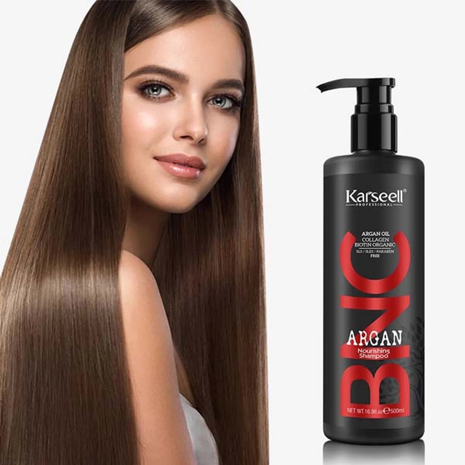 KARSEELL BNC ARGAN NOURISHING SHAMPOO 500ML