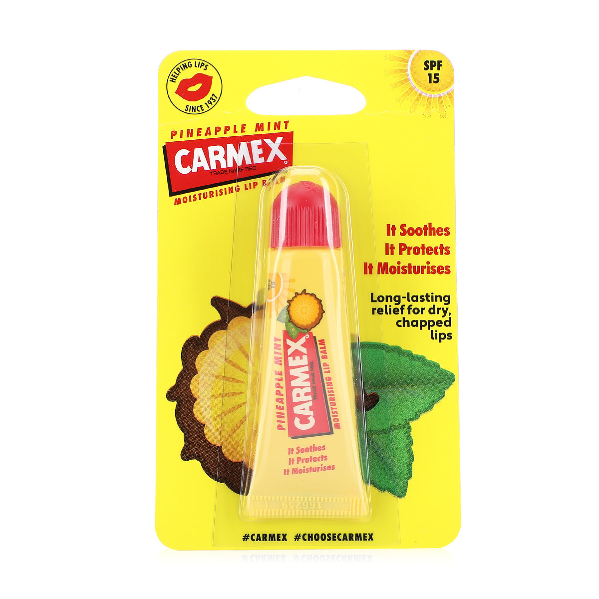 Carmex Pineapple & Mint Lip Balm Tube – 10 g