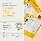 SOME BY MI YUJA NIACIN 30 DAYS BLEMISH CARE SERUM MASK (10 Sheets in 1 Pack)