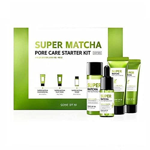 SOME BY MI SUPER MATCHA PORE CARE STARTER KIT (4components)