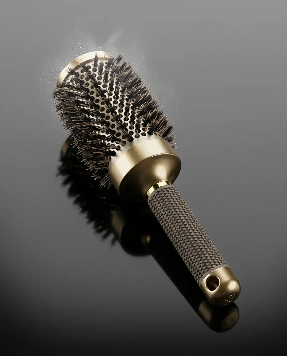 Hair Pro -Hair Nano Ceramic Roller Brush - Gold X-large