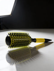 Hair Pro -Hair Plastic Roller Brush - Yellow X-large