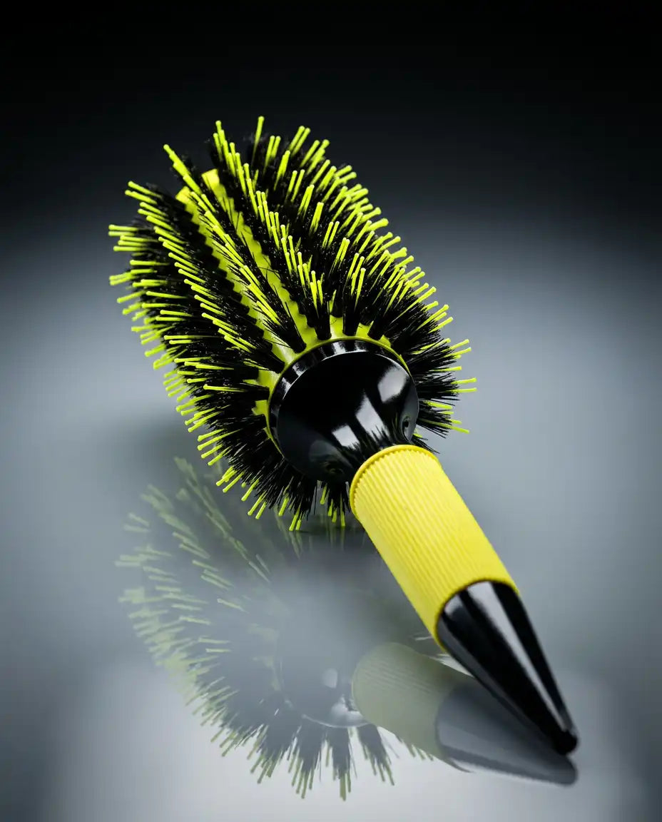 Hair Pro -Hair Plastic Roller Brush - Yellow Large