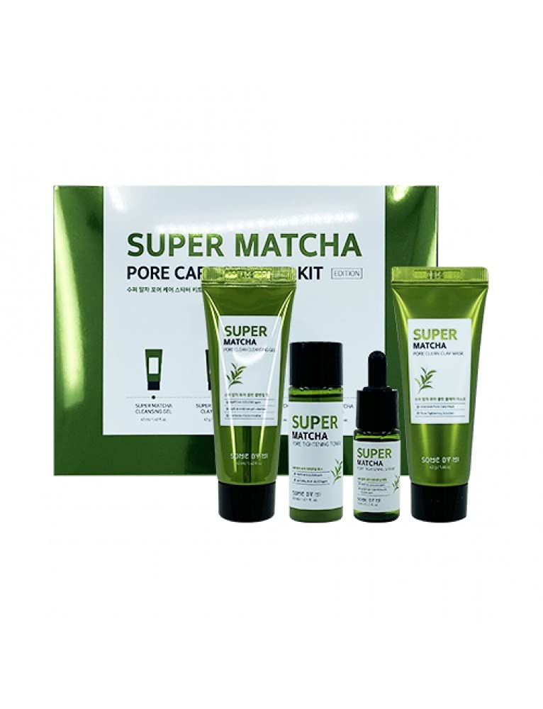 SOME BY MI SUPER MATCHA PORE CARE STARTER KIT (4components)