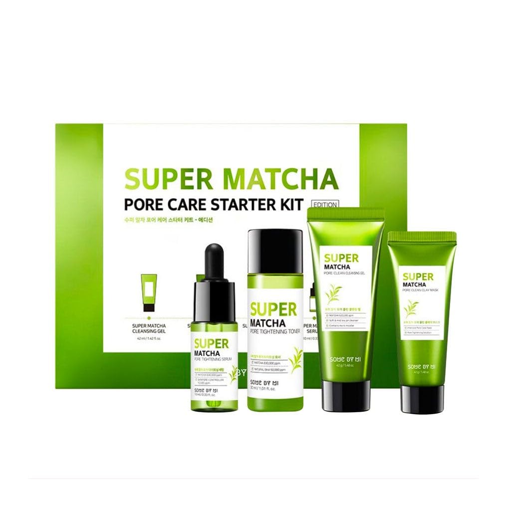 SOME BY MI SUPER MATCHA PORE CARE STARTER KIT (4components)