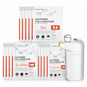 DERMARSSANCE-HIGHPRIME COLLAGEN FLIM  EYE 5 PCS/ CHEEK 5PCS/ FORHEAD 5PCS & FREE LA PERLA SET- WHITE