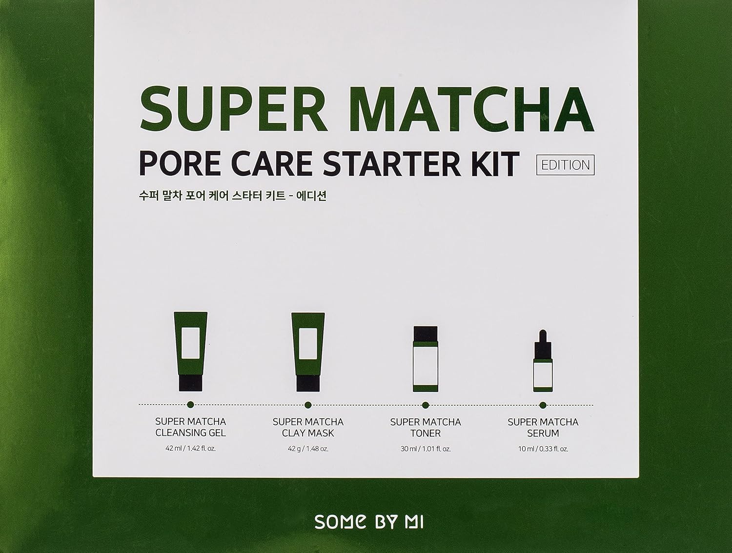 SOME BY MI SUPER MATCHA PORE CARE STARTER KIT (4components)