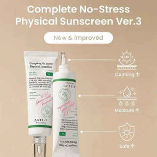AXIS-Y  - واقي الشمس الطبيعي AXIS-Y COMPLETE NO STRESS V.3 50 مل