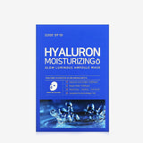 SOME BY MI HYALURON MOISTURIZING GLOW LUMINOUS AMPOULE MASK  (10 Sheets in 1 Pack)