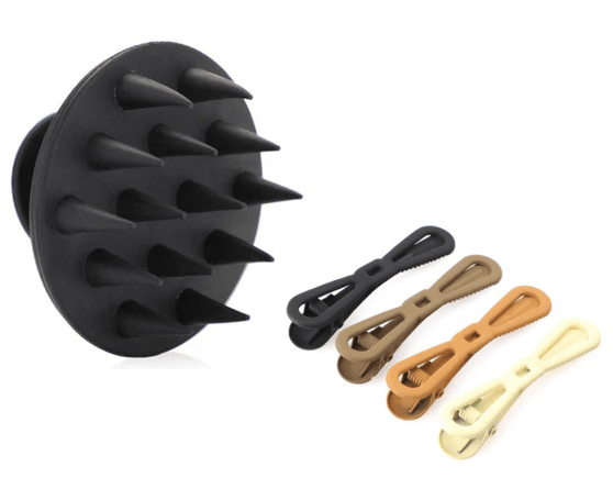 GOT SHAMPOO BRUSH BLUE & SEAMLESS CLIPS HAPPY