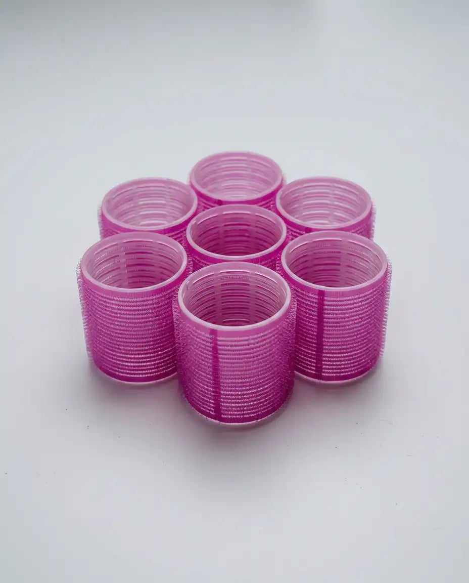 HAIR PRO HAIR ROLLERS-NEON PINK-6PCS