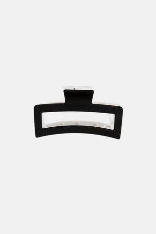FUCHSIA - LARGE HAIR CLAW CLIPS - BLACK & WHITE