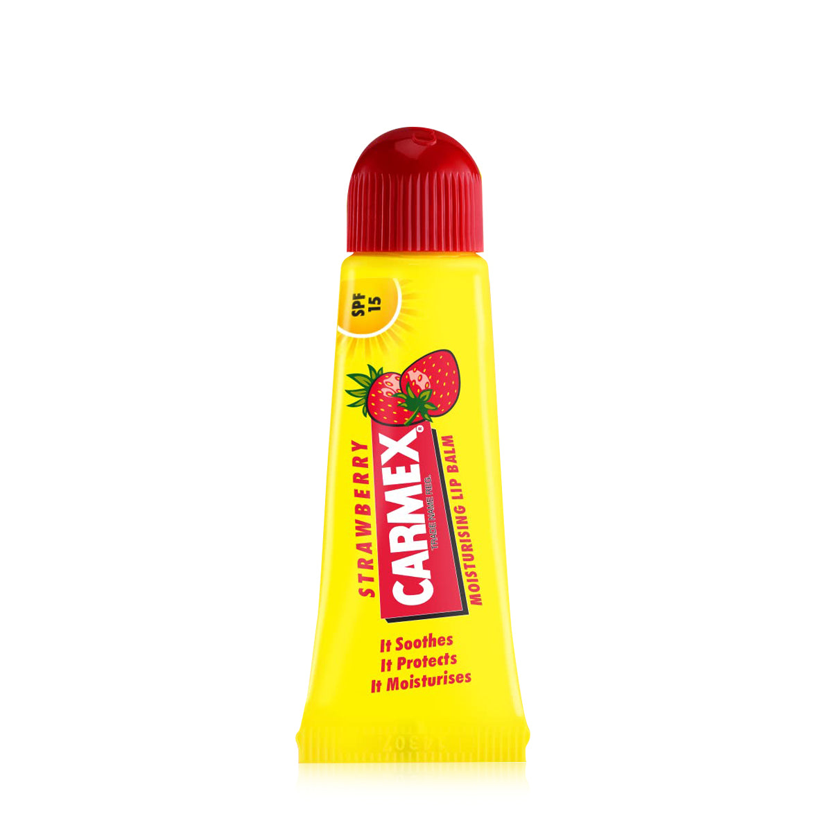 Carmex Strawberry Lip Balm Tube – 10 g