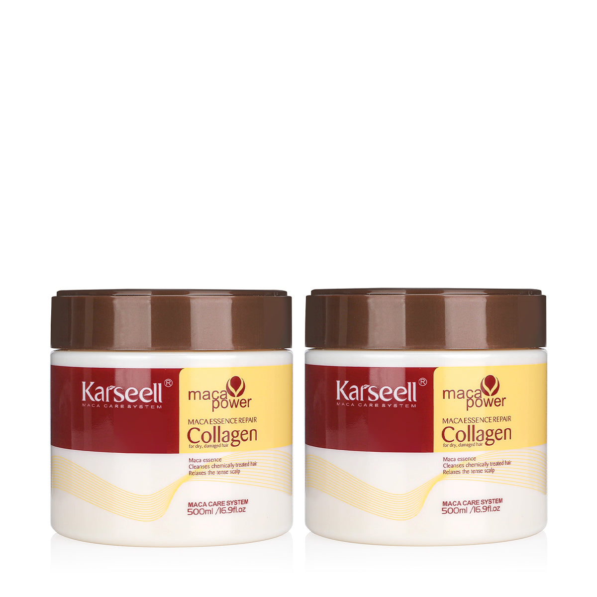 Maca Essence Repair Collagen Hair Mask Set - 2 pcs