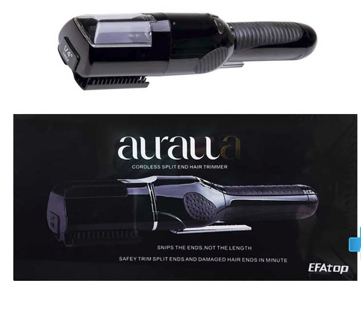 Auralla Cordless Split End Hair Trimmer - Black