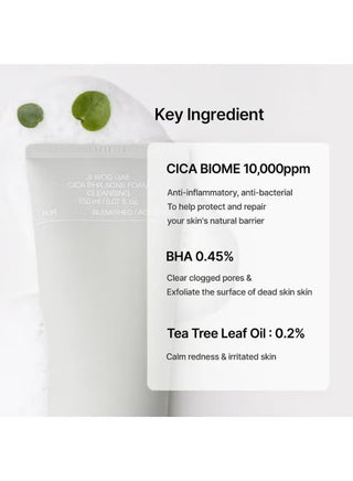 Celimax Ji Woo GAE Cica BHA Acne Foam Cleansing