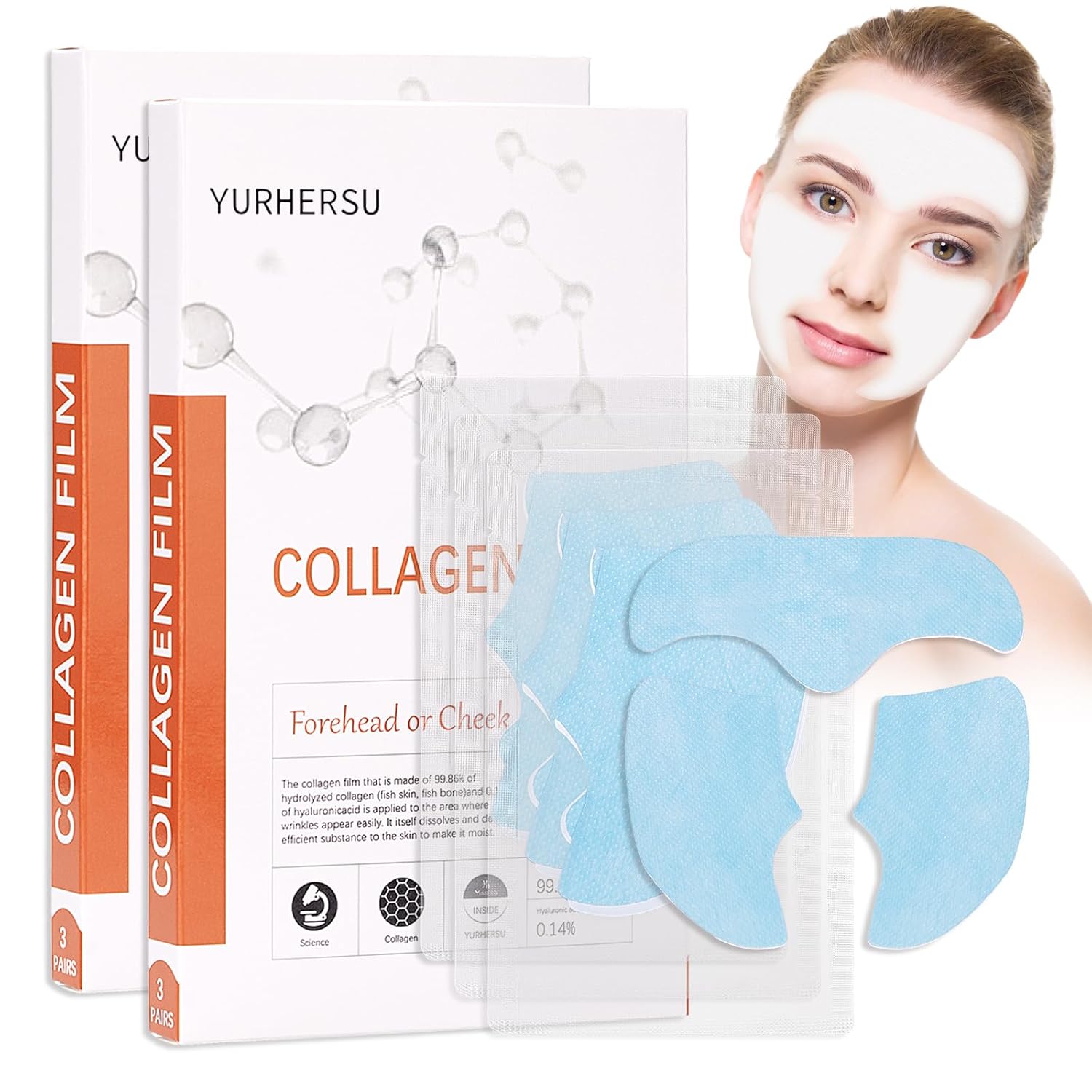DERMARSSANCE - HIGHPRIME COLLAGEN FLIM (FOREHEAD) (5PCS)