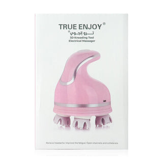 TRUE ENJOY - جهاز تدليك فروة الرأس - وردي