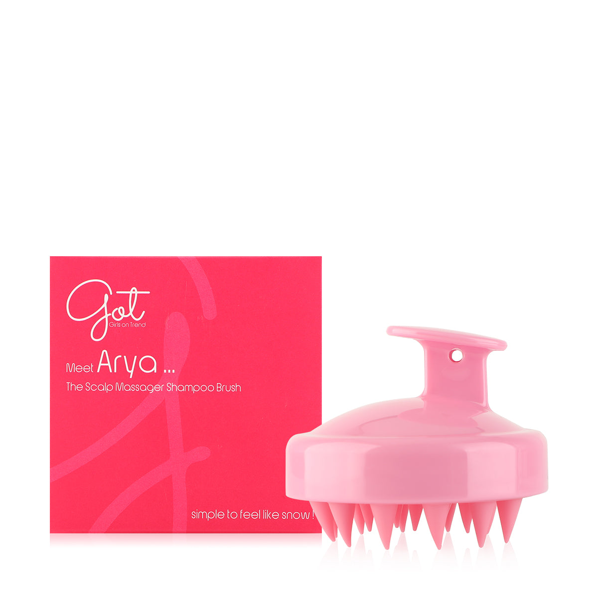 GOT - ARYA - SHAMPOO BRUSH - PURE PINK