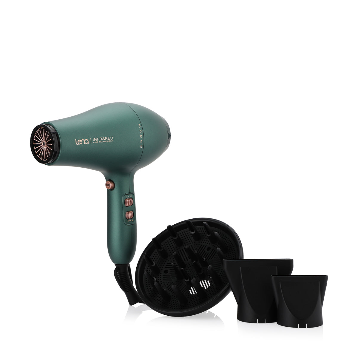 LENA - INFRARED IONPRO 2500W HAIRDRYER - GREEN