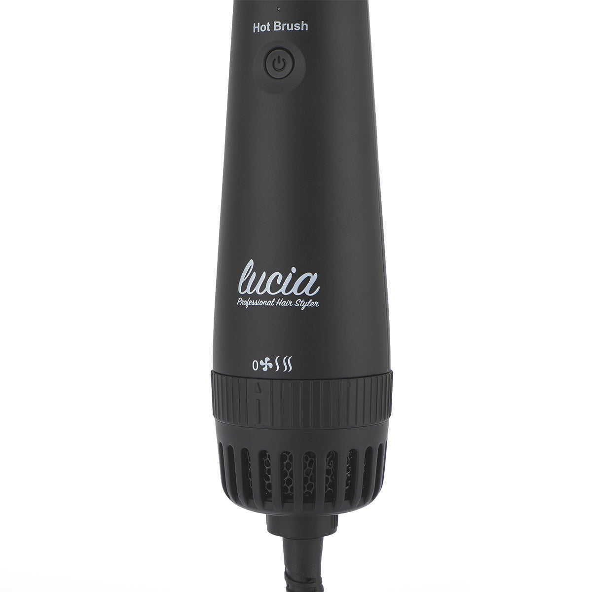 LUCIA - 2 in 1 STYLING BRUSH - BLACK