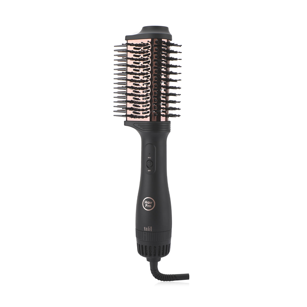 HAIR PRO - TEARDROP SHAPE HAIR DRYER BRUSH - PINK