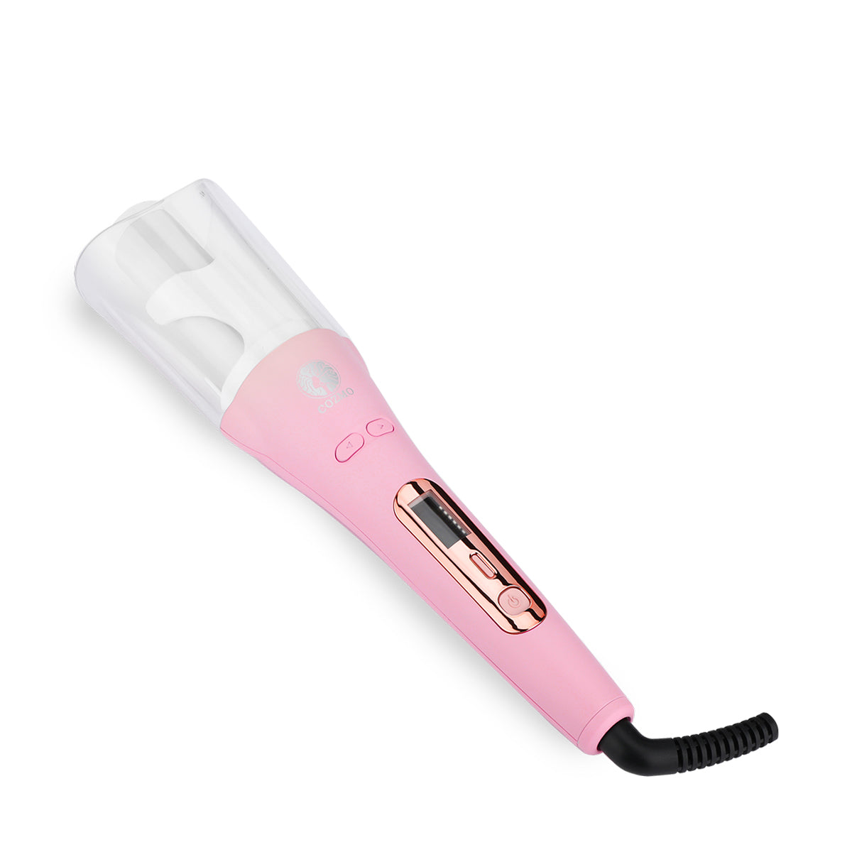 COZMO AUTOMATIC HAIR CURLER PASTAL PINK Evorie Beauty