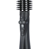 COZMO - 6 IN 1 ROTATING HAIR STYLING BRUSH - FULL BLACK