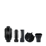 COZMO - 6 IN 1 ROTATING HAIR STYLING BRUSH - FULL BLACK