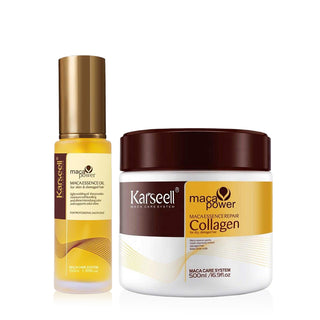 كارسيل - مجموعة إصلاح وترطيب خلاصة الماكا - 3 قطع