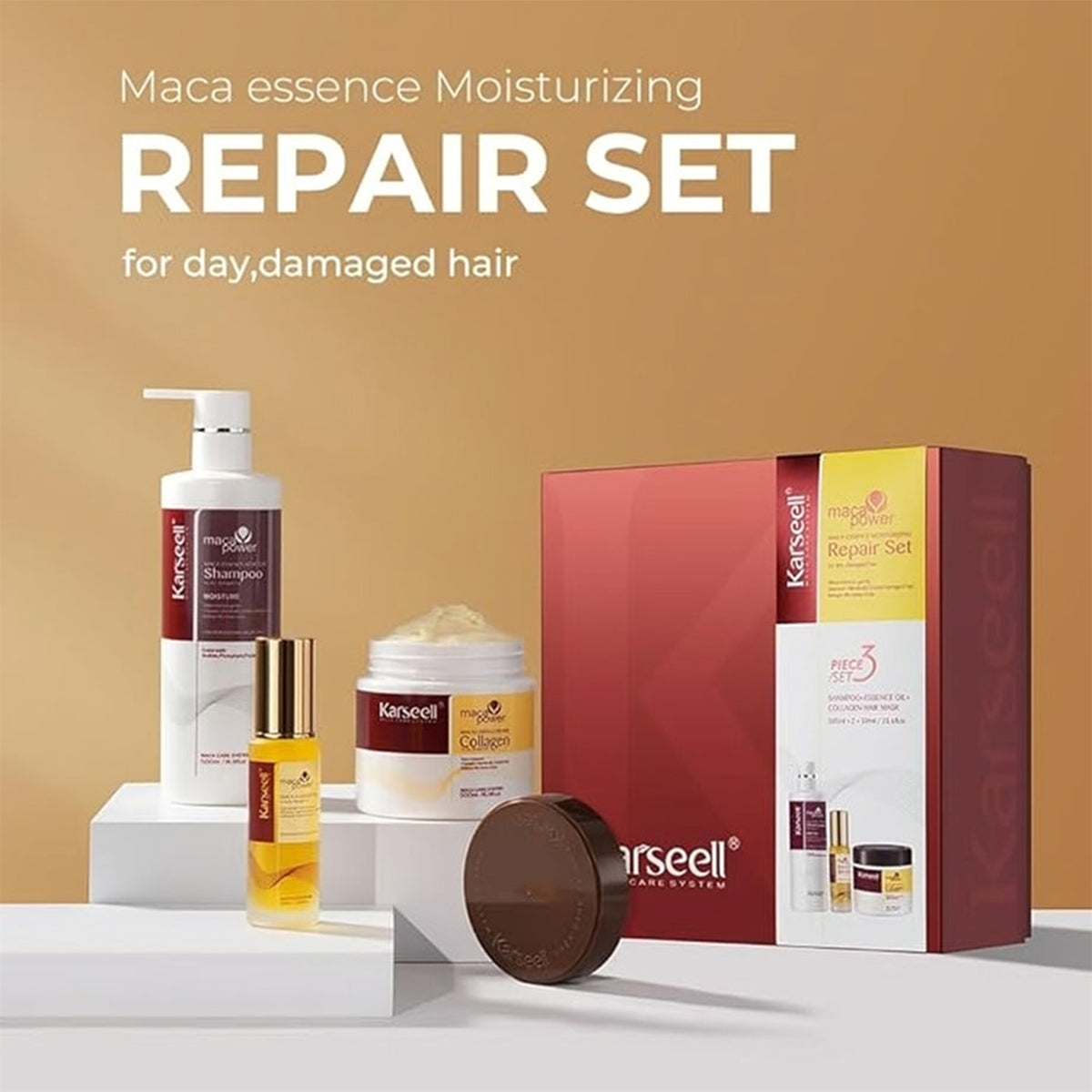 Maca Essence Moisturizing Repair Set - 3 pcs