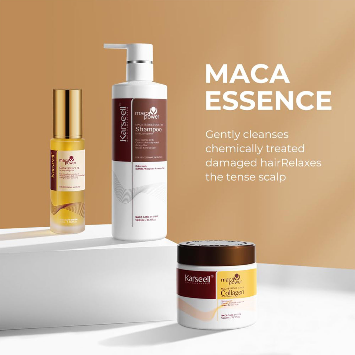 Maca Essence Moisturizing Repair Set - 3 pcs