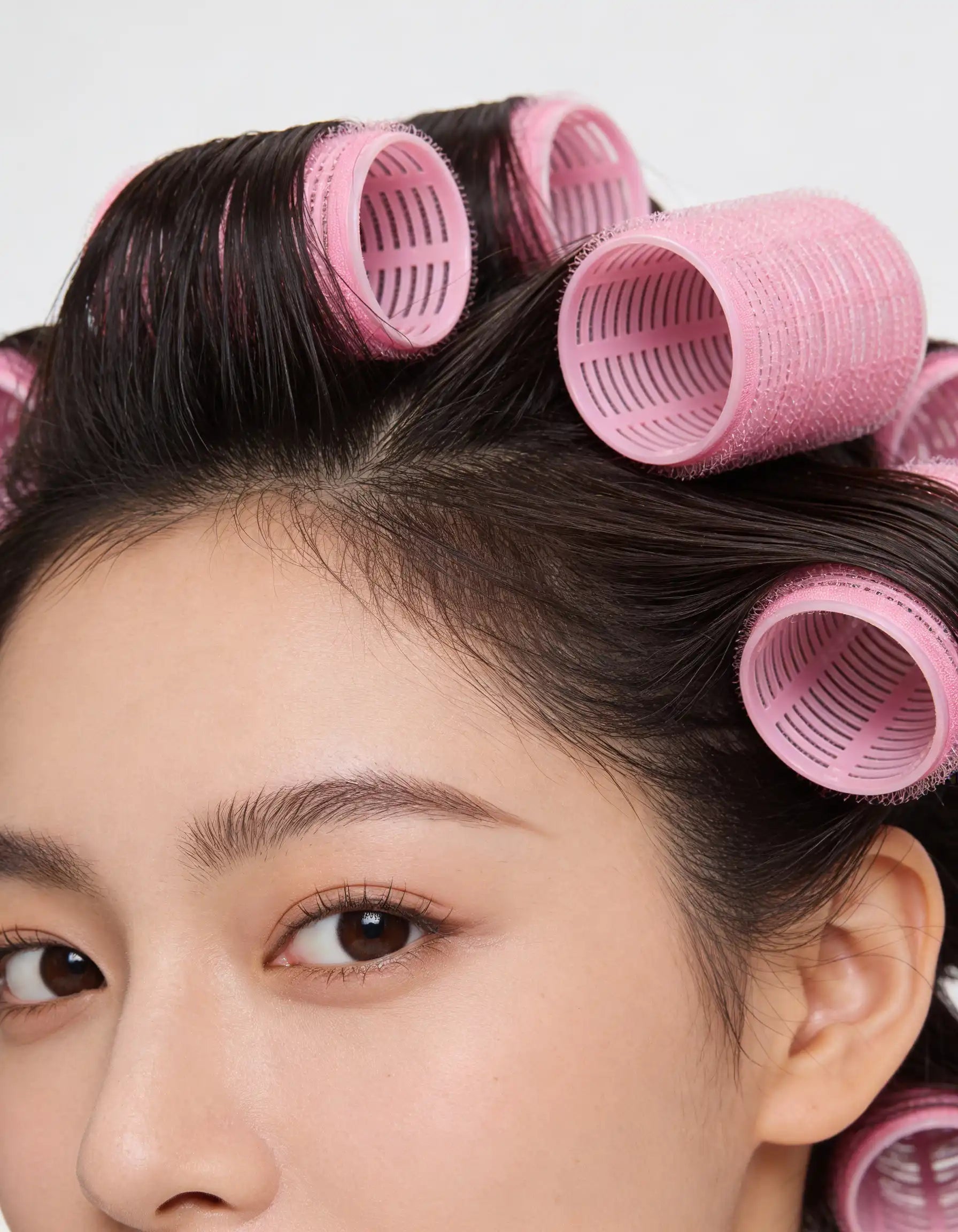 HAIR PRO HAIR ROLLERS-NEON PINK-6PCS