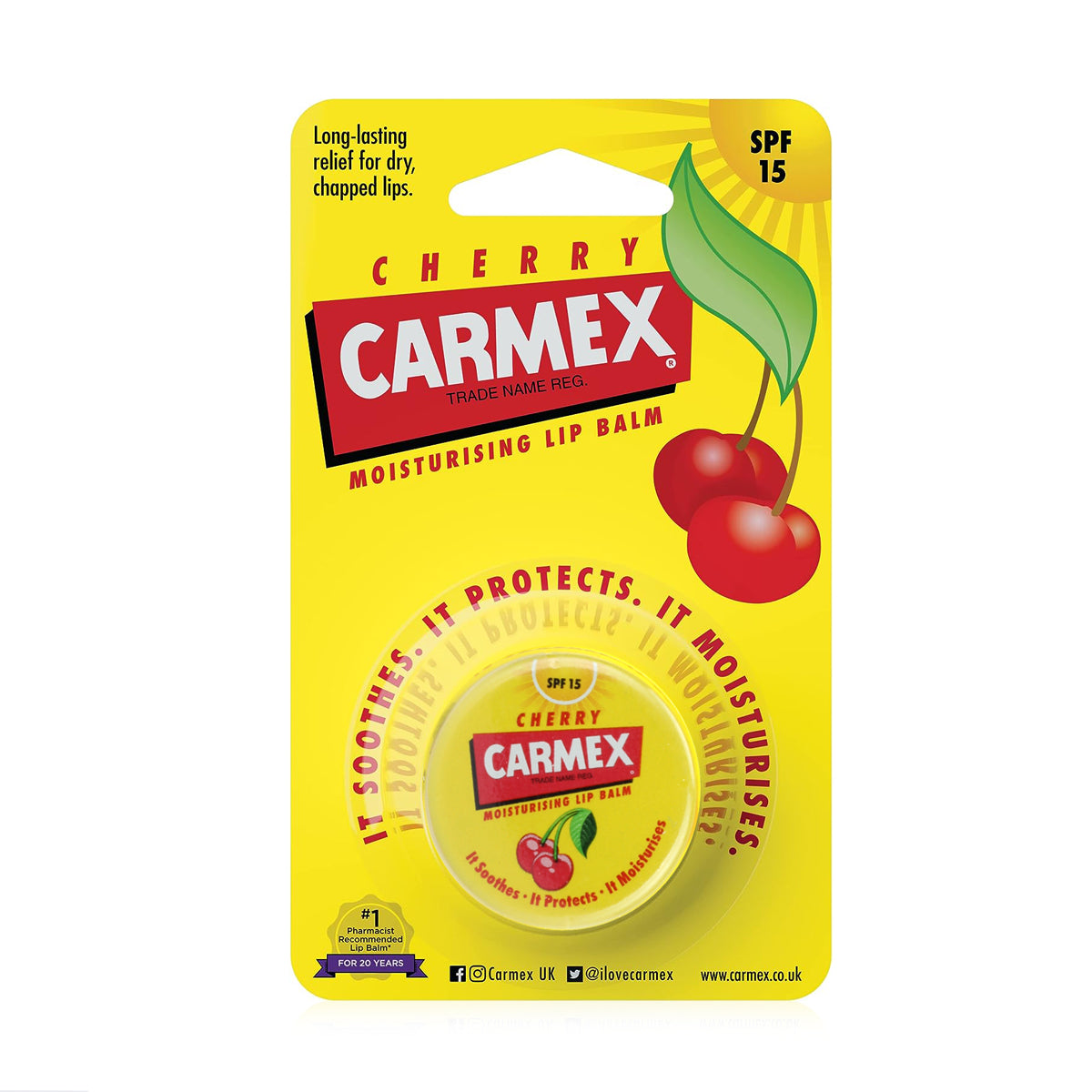 Carmex Cherry Lip Balm Pot – 7.5 g