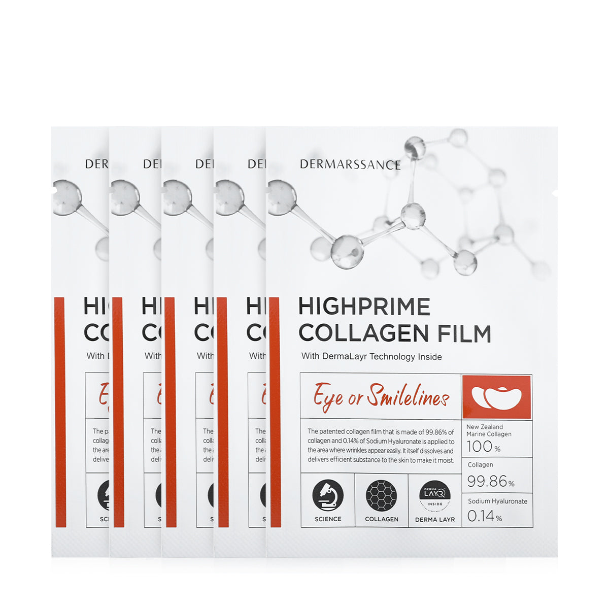 DERMARSSANCE - HIGHPRIME COLLAGEN FLIM (EYE) (5PCS)