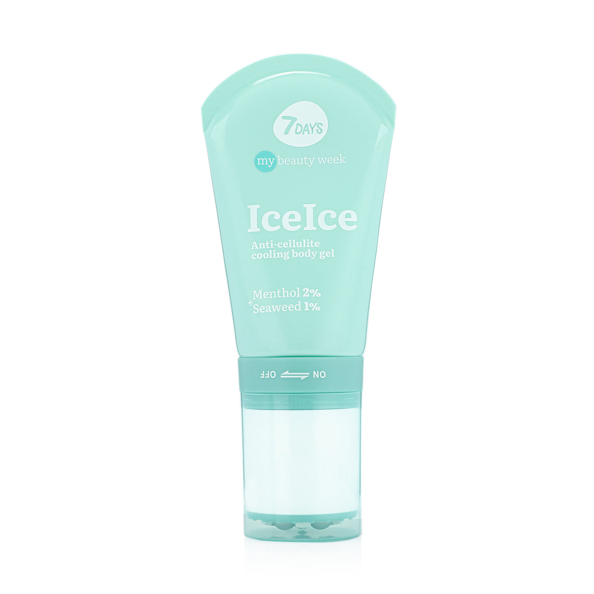 7DAYS MY BEAUTY WEEK ICEICE Anti-cellulite cooling body gel Menthol 2% + Seaweed 1%, 130 ml