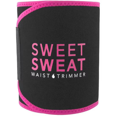 SWEAT SLIM - WAIST TREAMER - BLACK & PINK - XXL