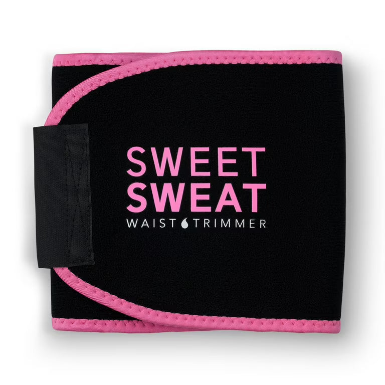 SWEAT SLIM - WAIST TREAMER - BLACK & PINK - XL