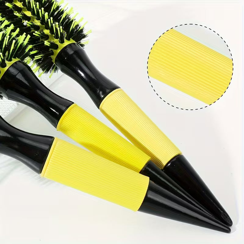 Hair Pro -Hair Plastic Roller Brush - Yellow Small