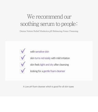 Celimax Derma Nature Relief Madecica pH Balancing Foam Cleansing