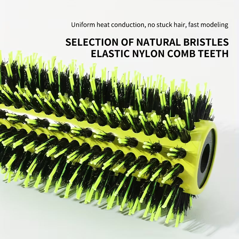 Hair Pro -Hair Plastic Roller Brush - Yellow Medium